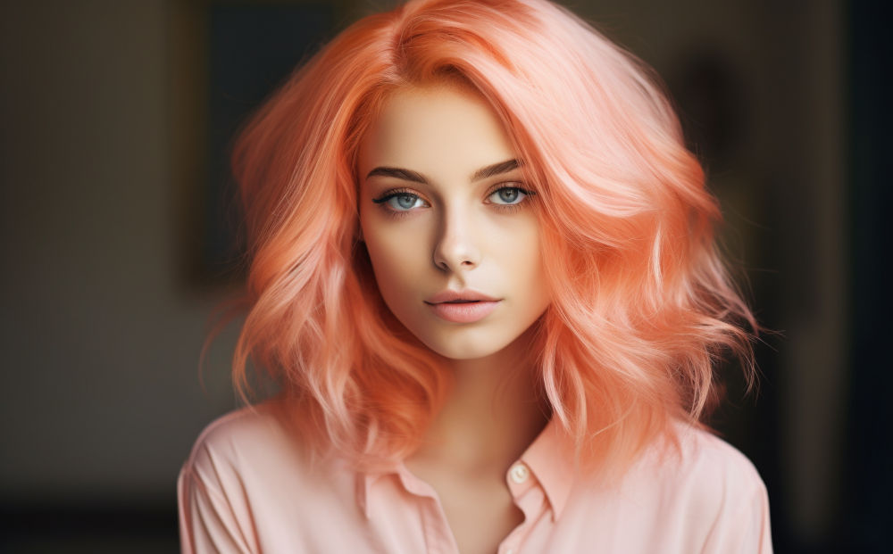 peach hair color