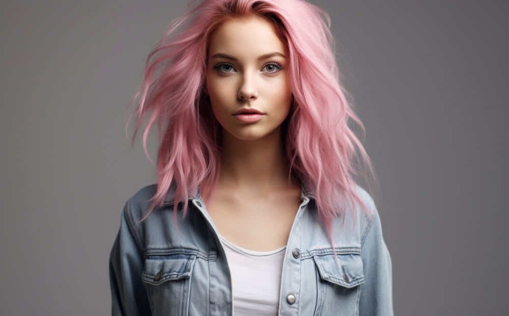 pink hair color #22