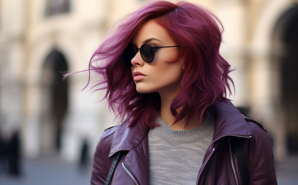 plum hair color #6
