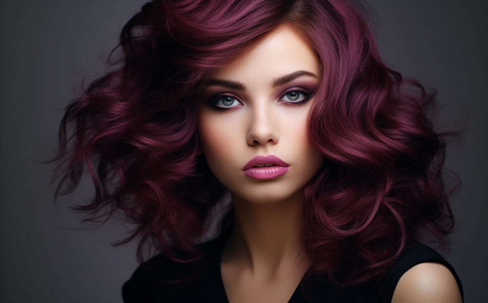 plum hair color #23