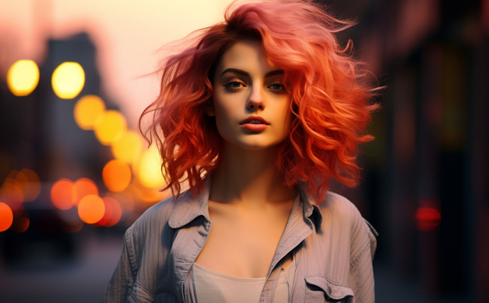 sunset hair color #8
