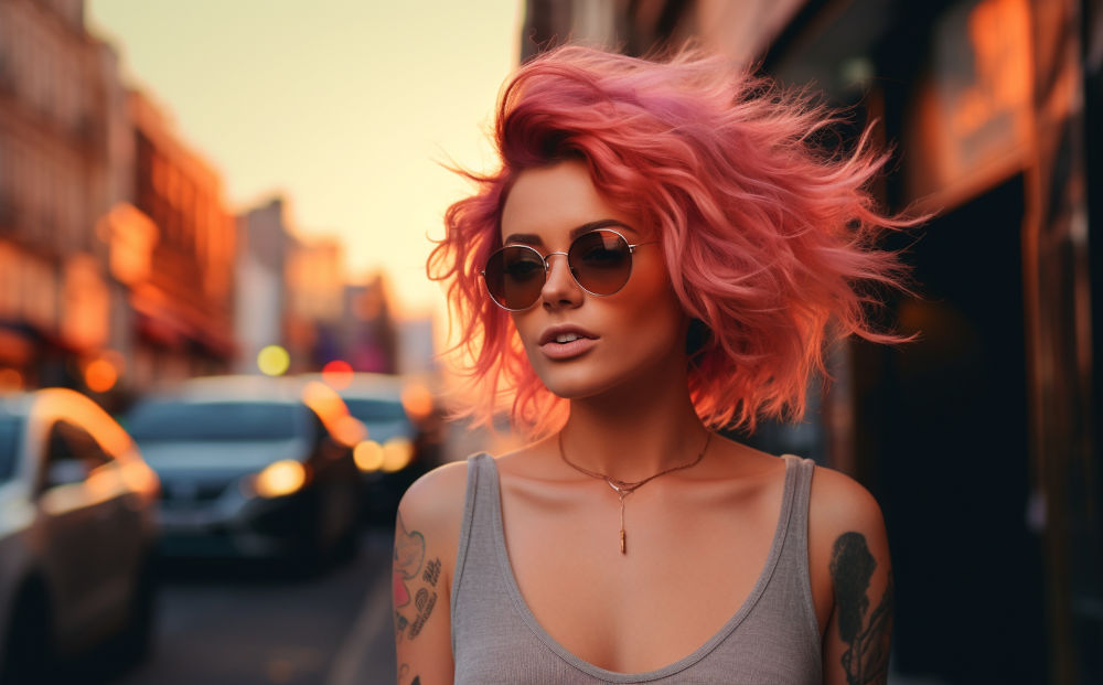 sunset hair color #9