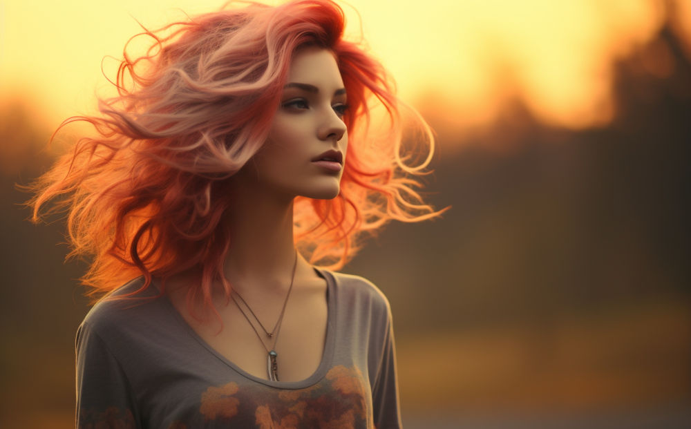 sunset hair color #18