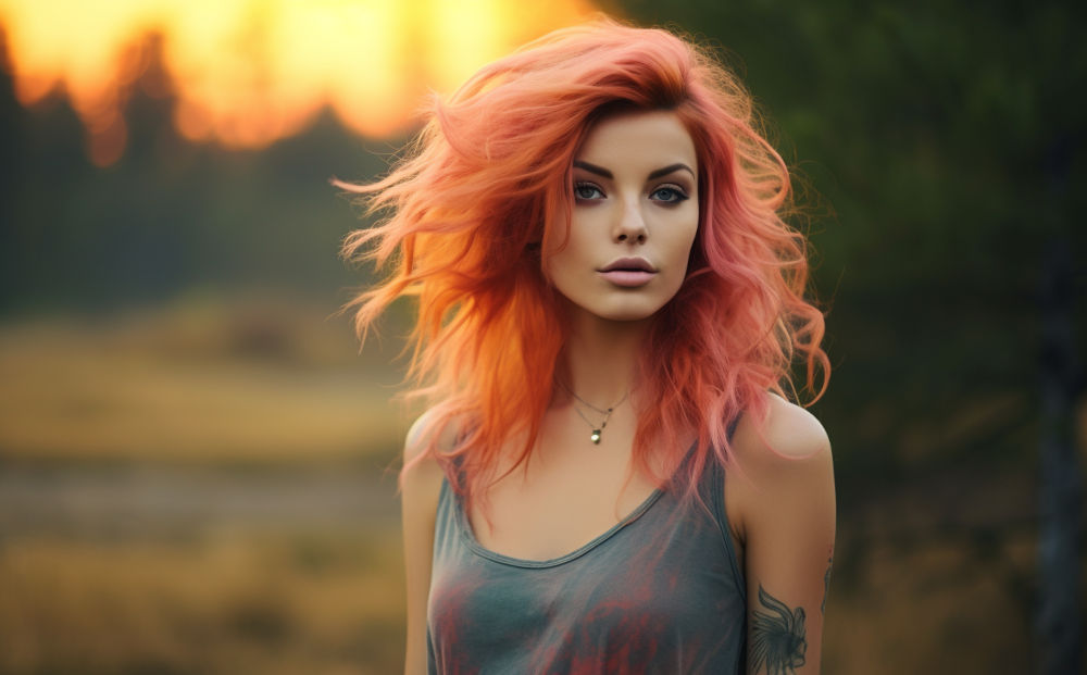 sunset hair color #19