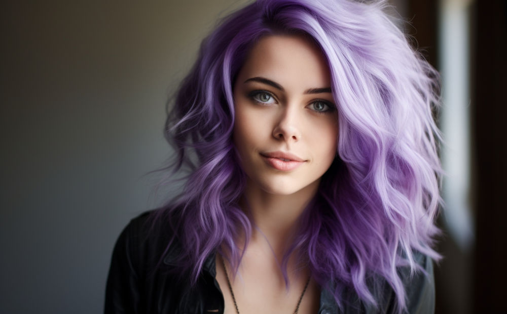 violet hair color #2