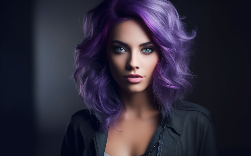 violet hair color #3