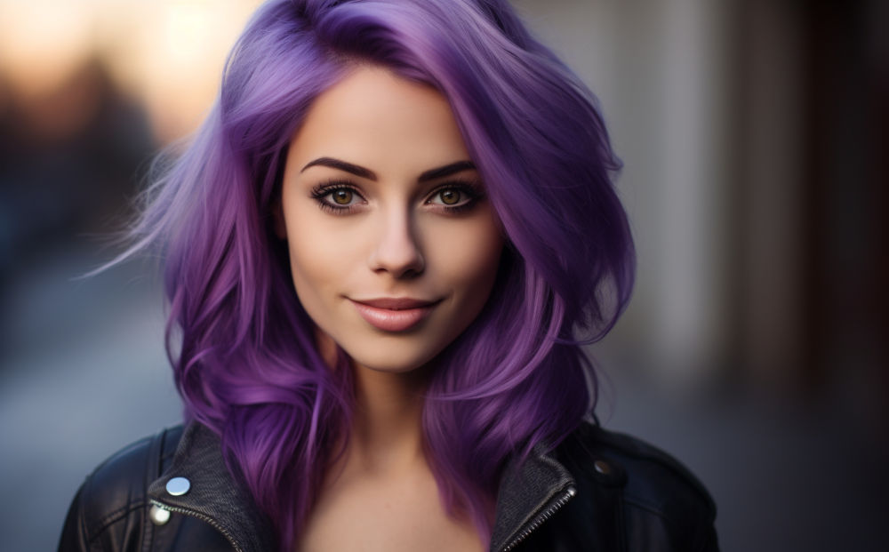 violet hair color #5
