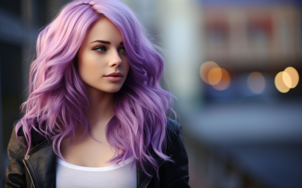 violet hair color #6