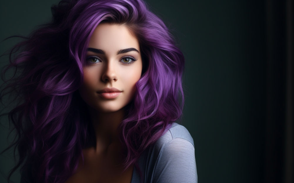 violet hair color #7