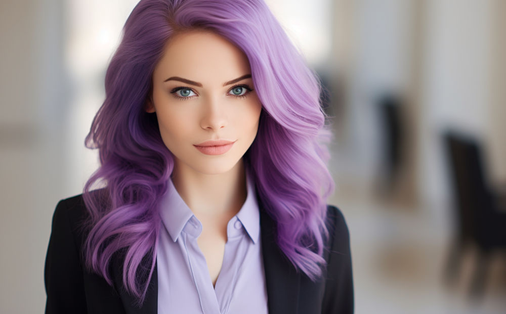 violet hair color #8