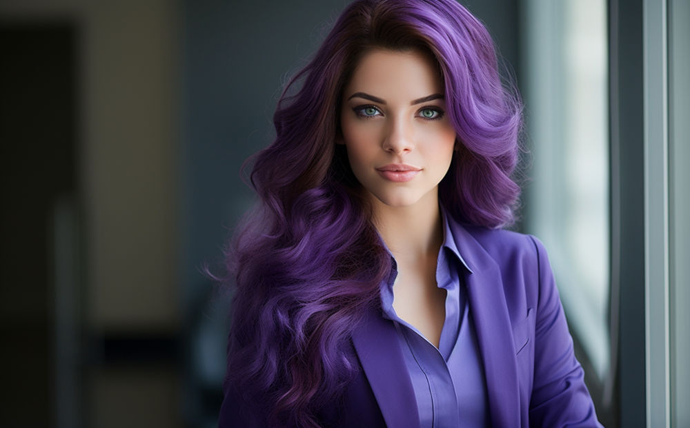 violet hair color #9