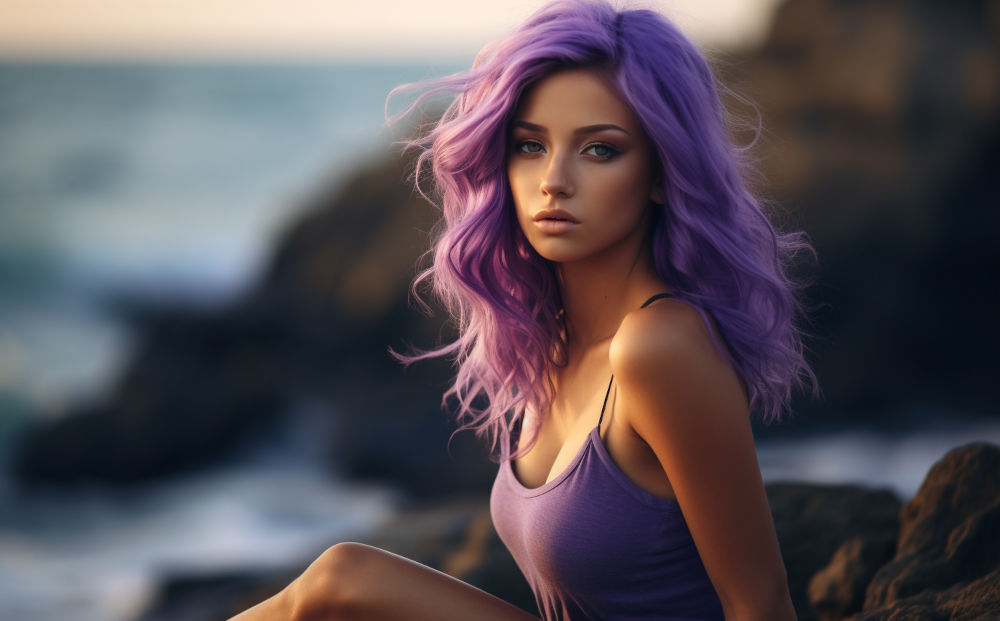 violet hair color #11