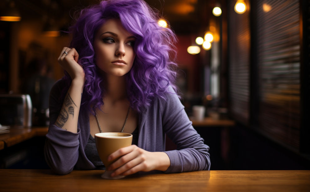 violet hair color #15