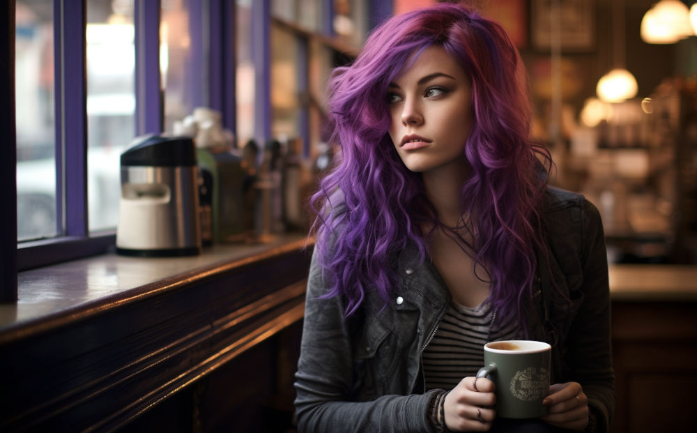 violet hair color #16