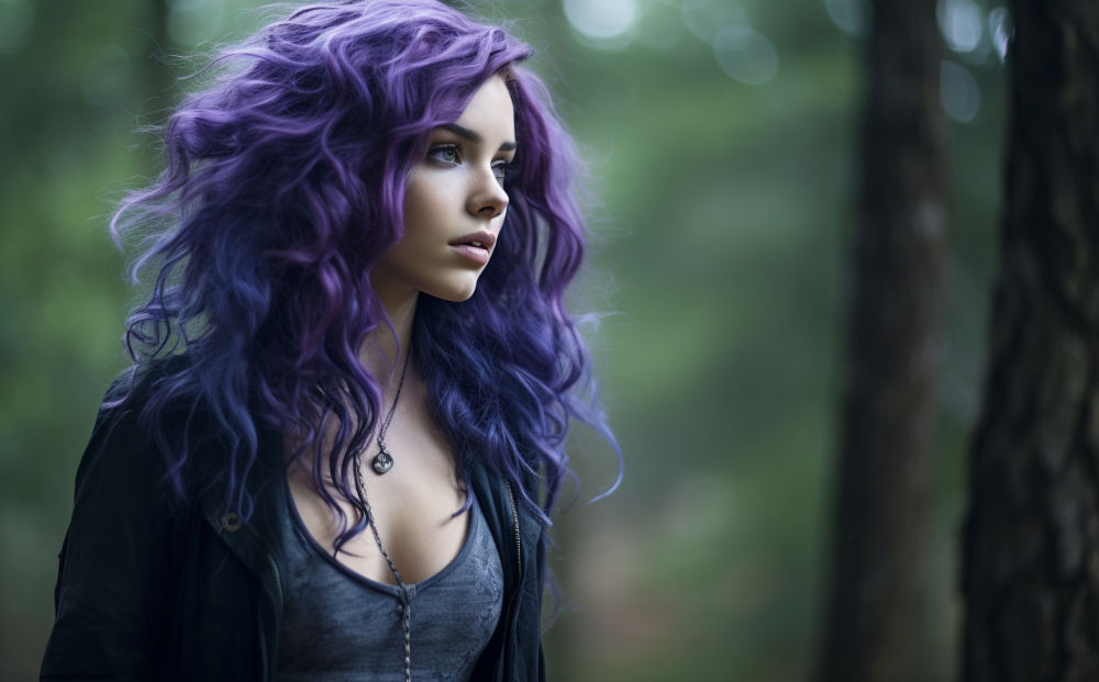 violet hair color #17