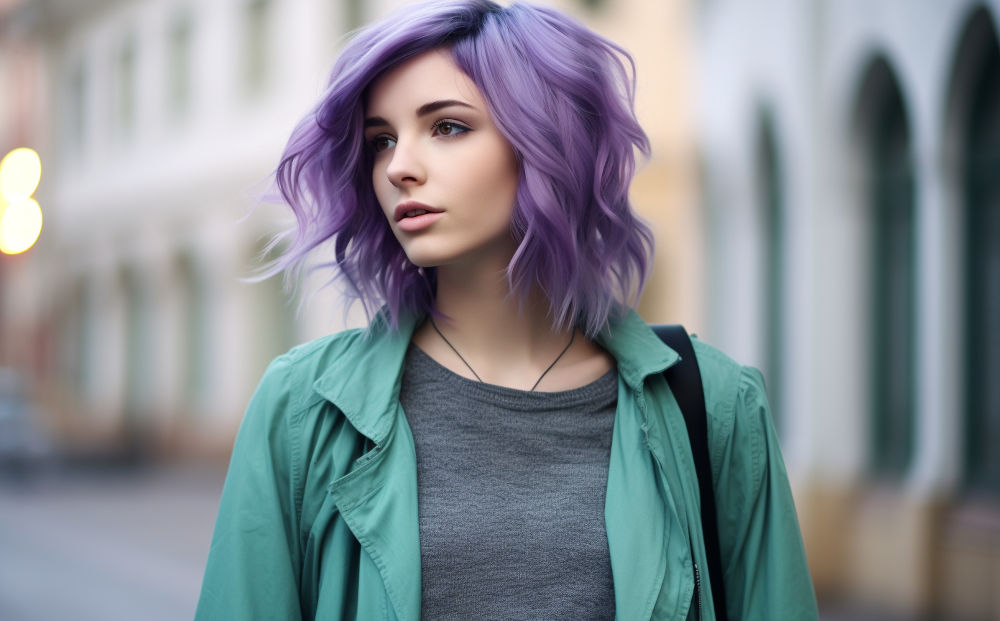 violet hair color #21