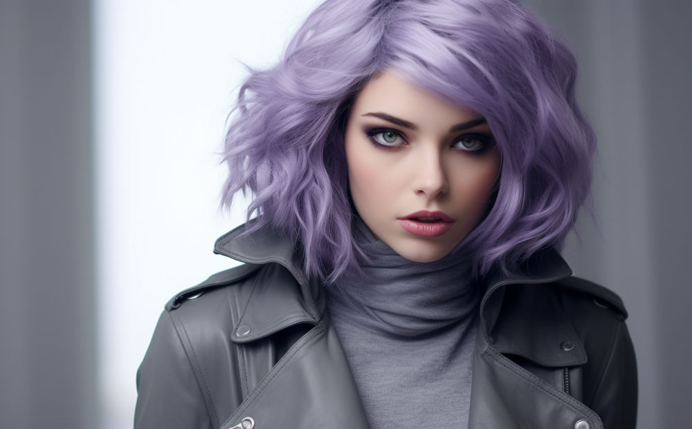 violet hair color #22