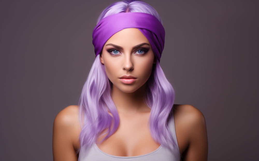 violet hair color #23