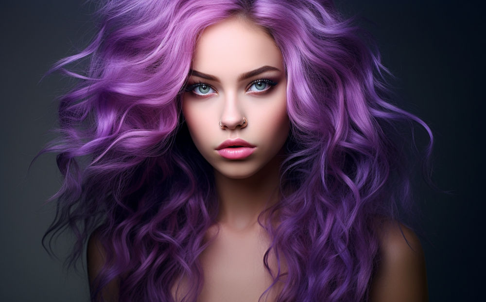 violet hair color #24